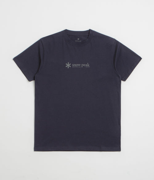 Snow Peak Soft Cotton Logo T-Shirt - Navy