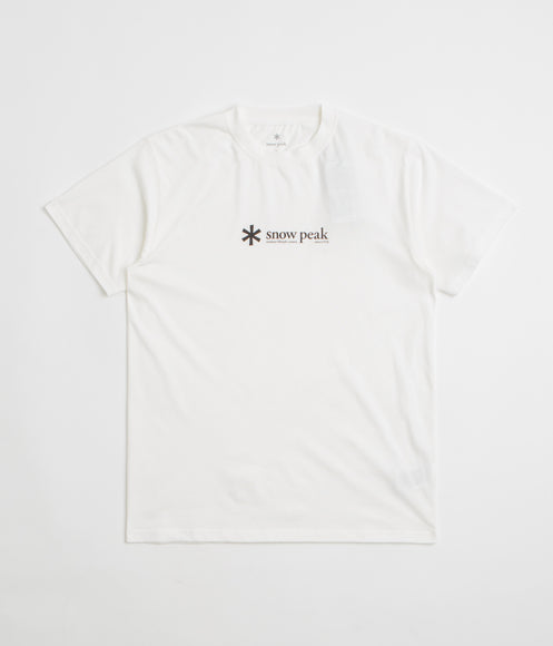 Snow Peak Soft Cotton Logo T-Shirt - White
