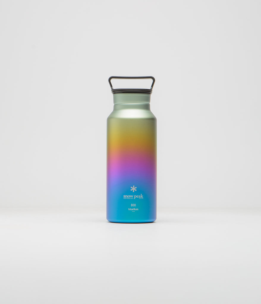 Snow Peak Titanium Aurora 800ml Bottle - Rainbow | Always in Colour