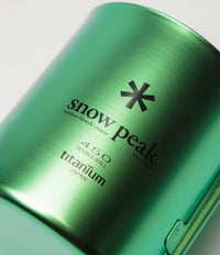 Snow Peak Titanium Double Wall 450ml Mug - Anodized Ocean Green thumbnail
