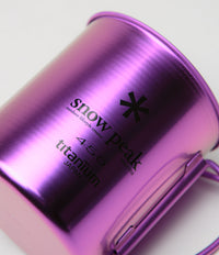 Snow Peak Titanium Single Wall 450ml Mug - Anodized Purple thumbnail