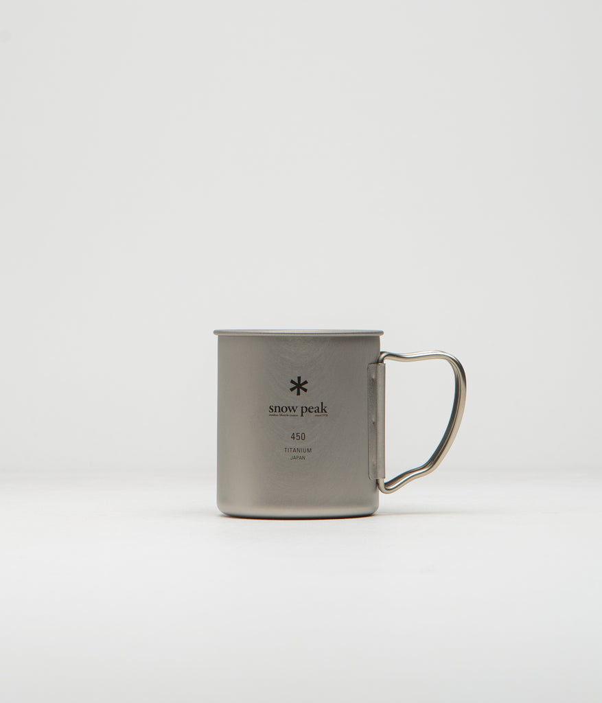 Snow Peak Titanium Single Wall 450ml Mug - Silver | Always