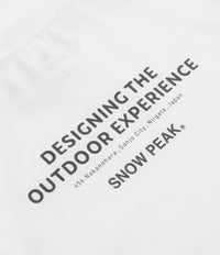 Snow Peak Typography Long Sleeve T-Shirt - Off White thumbnail