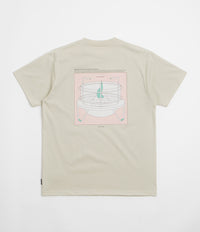 Snow Peak Warm Oneself T-Shirt in Light Beige thumbnail