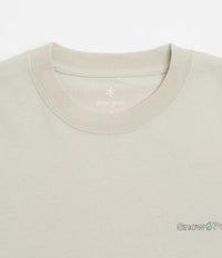 Snow Peak Warm Oneself T-Shirt in Light Beige thumbnail