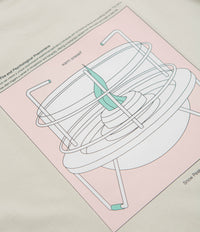 Snow Peak Warm Oneself T-Shirt in Light Beige thumbnail