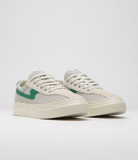 Stepney Workers Club Dellow S-Strike Cup Tennis Mesh Shoes in Ecru and Green thumbnail