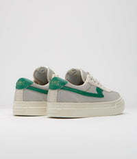 Stepney Workers Club Dellow S-Strike Cup Tennis Mesh Shoes in Ecru and Green thumbnail