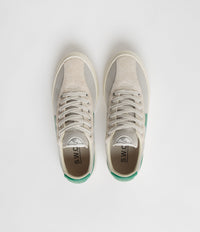 Stepney Workers Club Dellow S-Strike Cup Tennis Mesh Shoes in Ecru and Green thumbnail