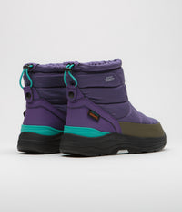 Suicoke Bower Modev Shoes in Purple and Black thumbnail