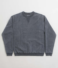 Sunray Spirit Womens Hina Reversed Fleece Crewneck Sweatshirt in Pigment Blue thumbnail