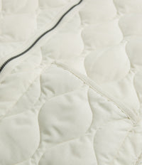 Taion Military Crewneck W-Zip Down Vest in Off White thumbnail