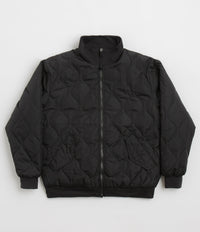 Taion Military Reversible Hi Neck Down Jacket in Black and Black thumbnail
