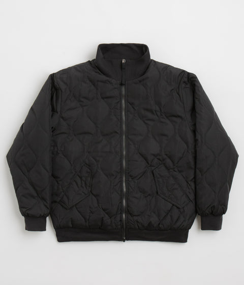 Taion Military Reversible Hi Neck Down Jacket in Black and Black