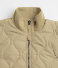 Taion Military Reversible Hi Neck Down Jacket in Coyote and Beige thumbnail