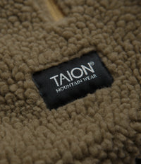 Taion Reversible Down Hooded Jacket - Olive / Camel / Beige thumbnail