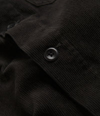 Uskees 3001 Cord Buttoned Overshirt - Faded Black thumbnail