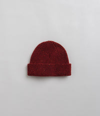 Uskees 4003 Speckled Donegal Wool Beanie - Merlot thumbnail
