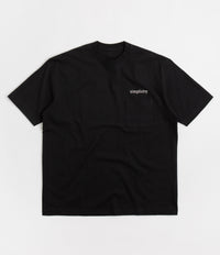 Workware Simplicity Heavyweight Pocket T-Shirt in Black thumbnail