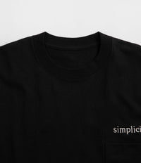 Workware Simplicity Heavyweight Pocket T-Shirt in Black thumbnail