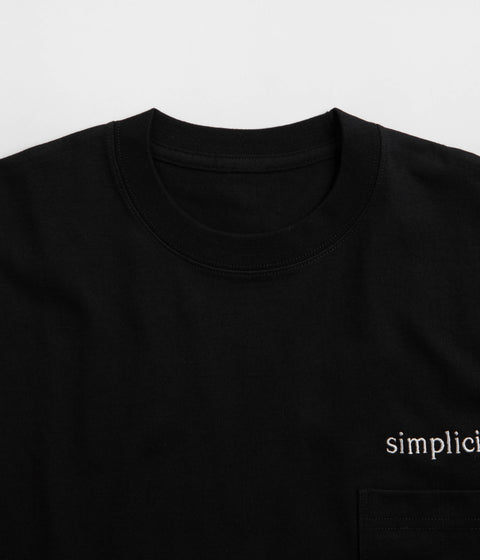 Workware Simplicity Heavyweight Pocket T-Shirt in Black
