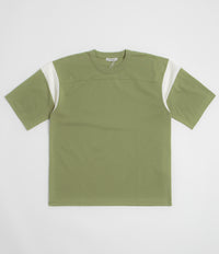 YMC Skate T Shirt - Green / White thumbnail