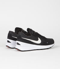 Nike Waffle One Leather Shoes in Black and White and Black - White thumbnail