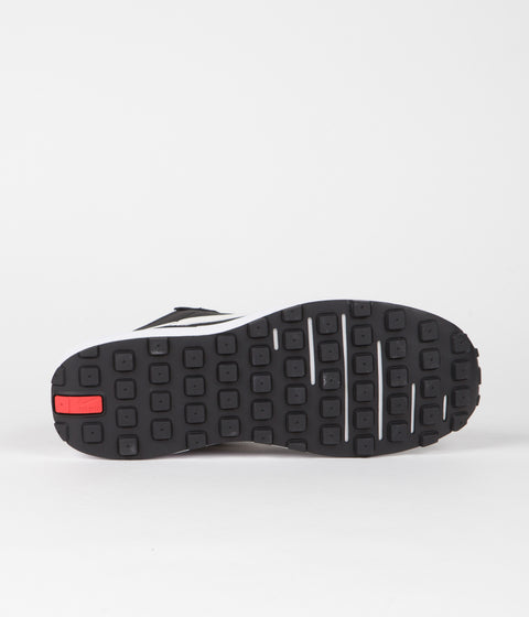 Nike Waffle One Leather Shoes in Black and White and Black - White