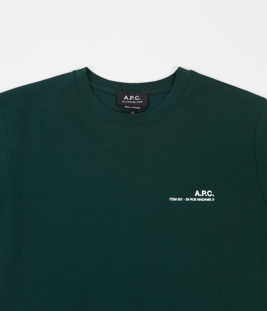 A.P.C. Item T-Shirt - Dark Green | Always in Colour