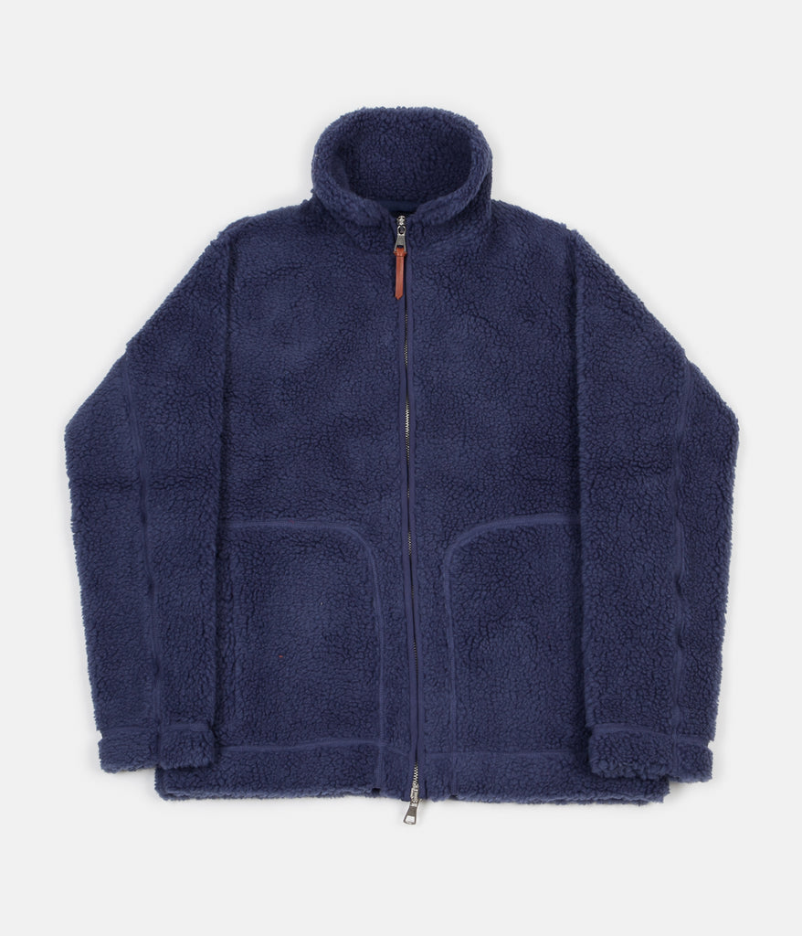 Albam Fleece Zip Jacket Indigo Always in Colour