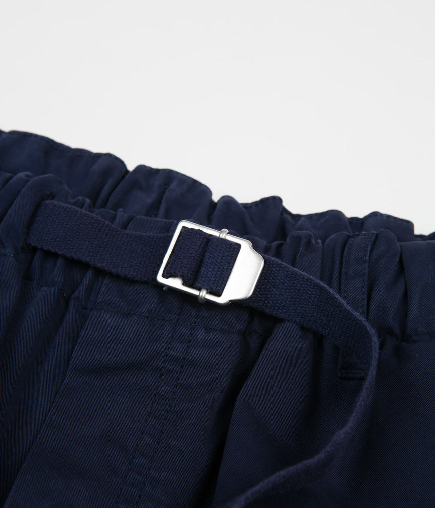 Elasticated Linen Trousers in Navy – albam Clothing