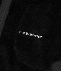 and wander High Loft Fleece in Black thumbnail