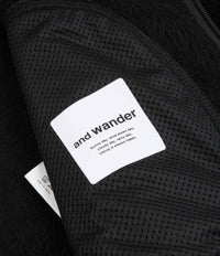 and wander High Loft Fleece in Black thumbnail