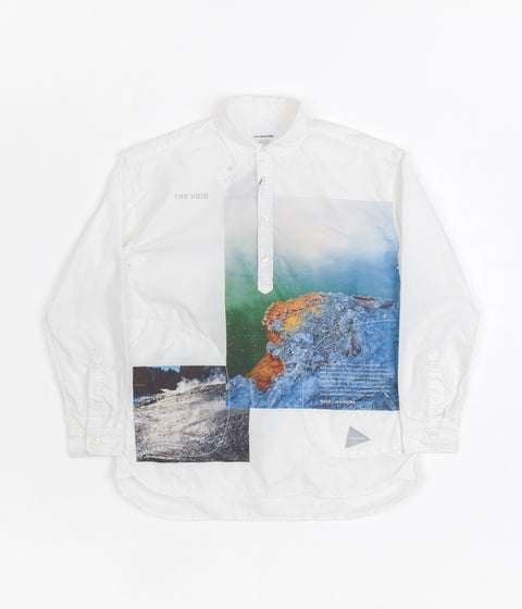 and wander x Naoki Ishikawa The Void Sea Shirt in White