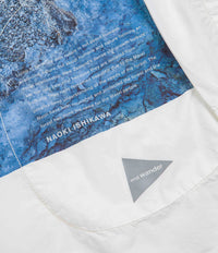 and wander x Naoki Ishikawa The Void Sea Shirt in White thumbnail