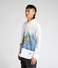 and wander x Naoki Ishikawa The Void Sea Shirt in White thumbnail