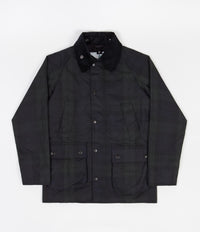 Barbour White Label Slim Bedale Blackwatch Jacket in Navy thumbnail