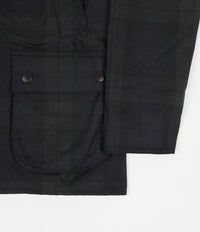 Barbour White Label Slim Bedale Blackwatch Jacket in Navy thumbnail