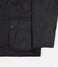 Barbour White Label Slim Bedale Jacket in Black thumbnail