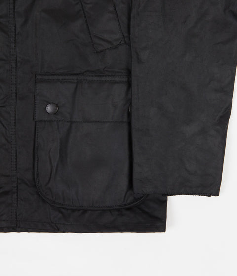 Barbour White Label Slim Bedale Jacket in Black