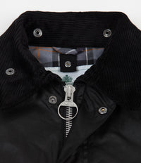 Barbour White Label Slim Bedale Jacket in Black thumbnail