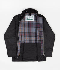 Barbour White Label Slim Bedale Jacket in Black thumbnail