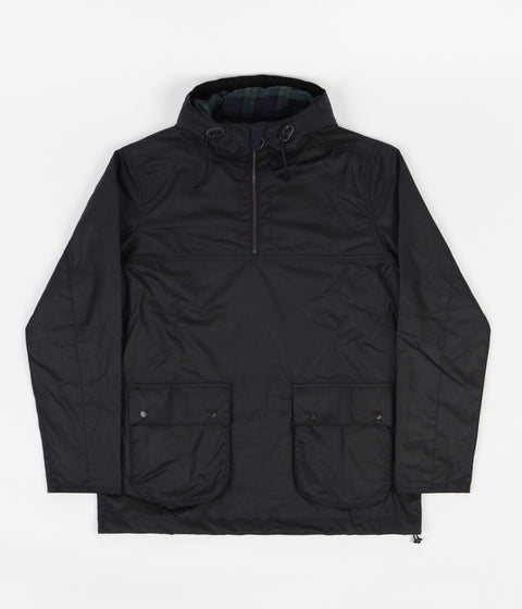 Barbour White Label Wax Camo Smock in Navy