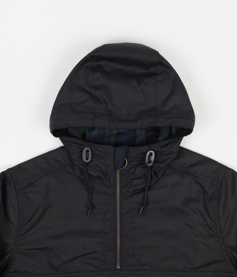 Barbour White Label Wax Camo Smock in Navy