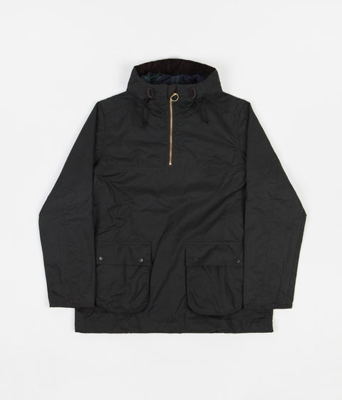 Barbour White Label Wax Camo Smock in Sage