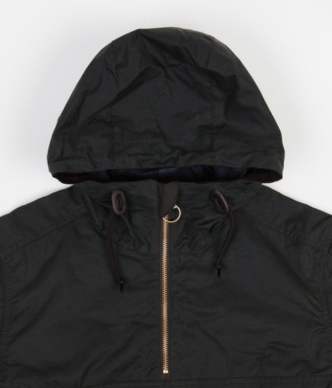 Barbour White Label Wax Camo Smock in Sage