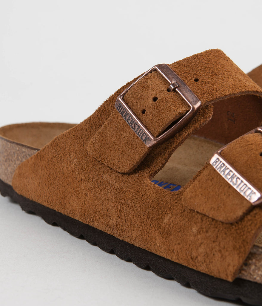 Birkenstock Arizona SFB, Mink Suede Leather