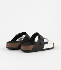 Birkenstock Arizona Split Sandals in Black and White thumbnail