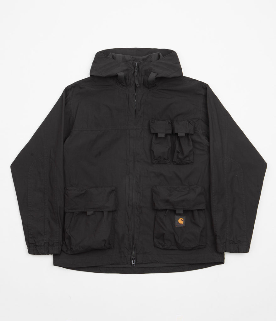 ジャケット・アウター Carhartt wip BERM jacket BLACK Jackets Carhartt WIP Berm Jacket Black Garment Dyed | Footshop