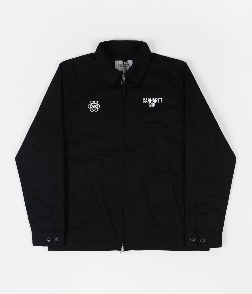 ジャケット・アウター Carhartt WIP Cartograph Jacket XL Carhartt Wip XL Cartograph Jacket Black Embroidered Casual